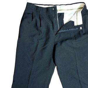 Mens Haggar Black Dress Pants sz 32 x 30
